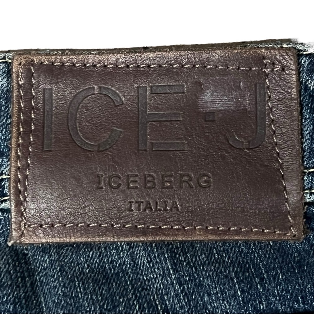 Ice Iceberg Wide Leg Jeans - Blue 28 - Picture 4 of 9
